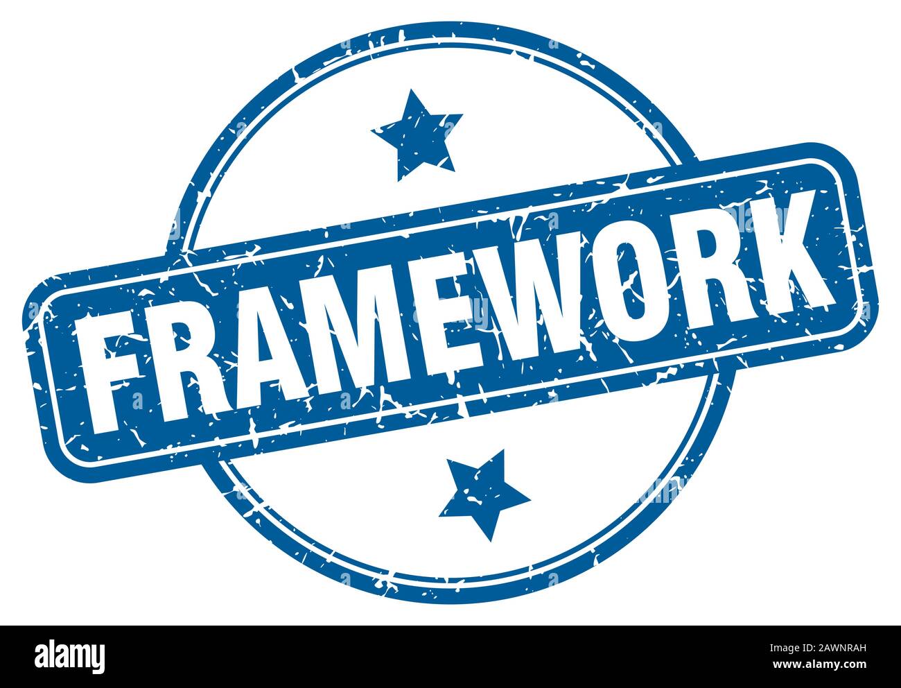 Framework. Sign Framework rubber stamp hi-res stock photography and images - Alamy