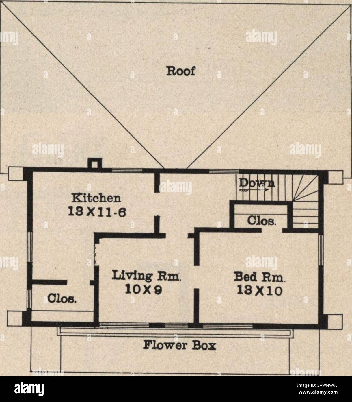 Radford S Garages And How To Build Them First Floor Plan Blue
