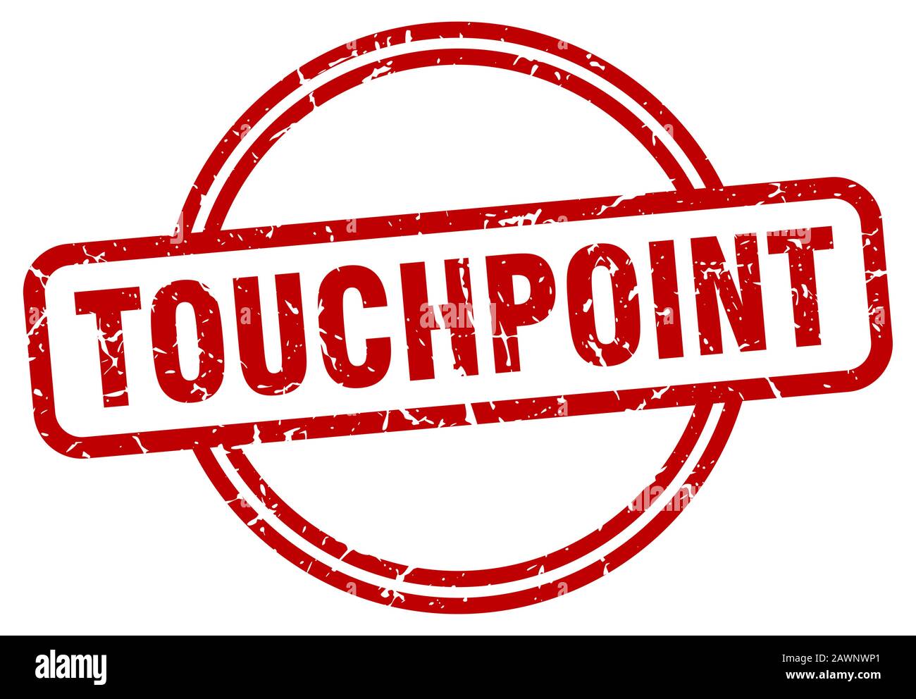 touchpoint stamp. touchpoint round vintage grunge sign. touchpoint ...