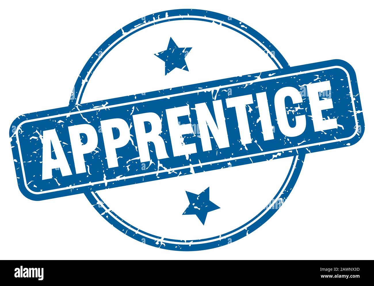 apprentice stamp. apprentice round vintage grunge sign. apprentice Stock Vector