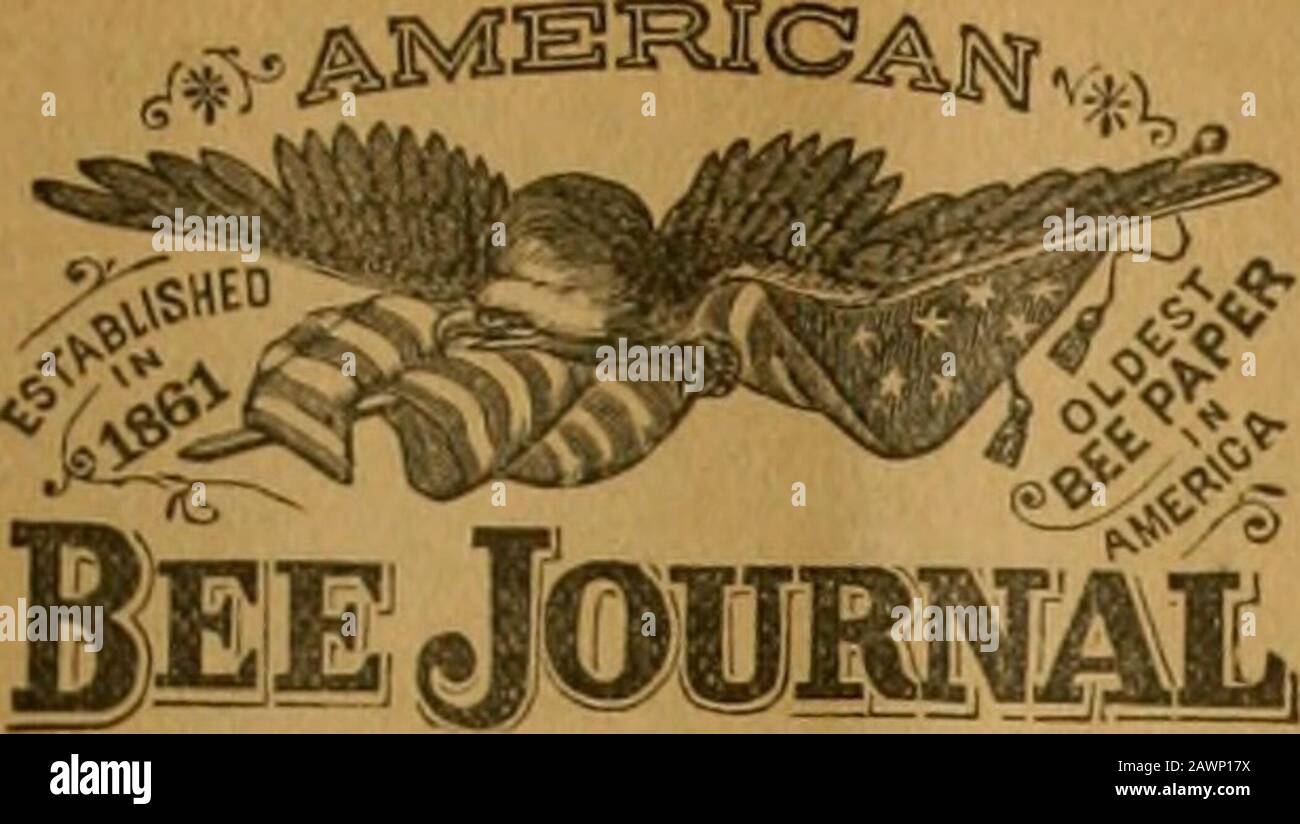 American bee journal . IPLEY, 57 Chatham Street. CINCINNATI.HONEY.—We quote extracted at 5@8c. per !b., and comb honey, in 1 and 2 lb. sections. I2®Idc., forwhich demand is good. Trade is also good in theextrac ed, in square glass jars for table use, and inbarrels for manufacturers. BEESWAX.-Uemand Is good—20O22C. per lb. fo&gt;good to choice yellow, on arrival.Aug. 9. C. F. MUTH & SON, Freeman * Central Av. Convenlion in Oiicago.—By no-tice on page 501, it will be seen that we areto liave a convention of bee-keepers in Chi-cago this fall. The time is Oct. 16,17 andIS. The place is at the Comm Stock Photo
