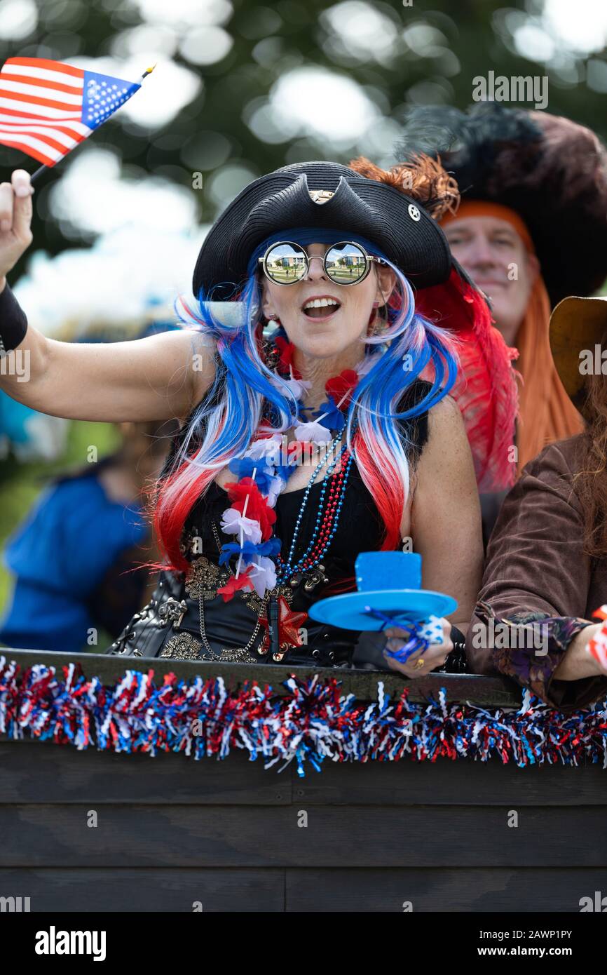 Arlington, Texas, USA July 4, 2019 Arlington 4th of July Parade