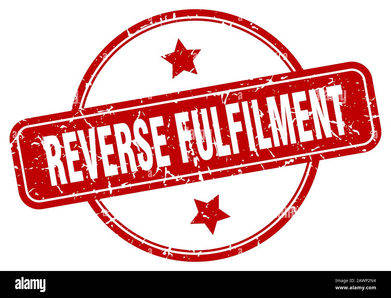 reverse fulfilment stamp. reverse fulfilment round vintage grunge sign ...
