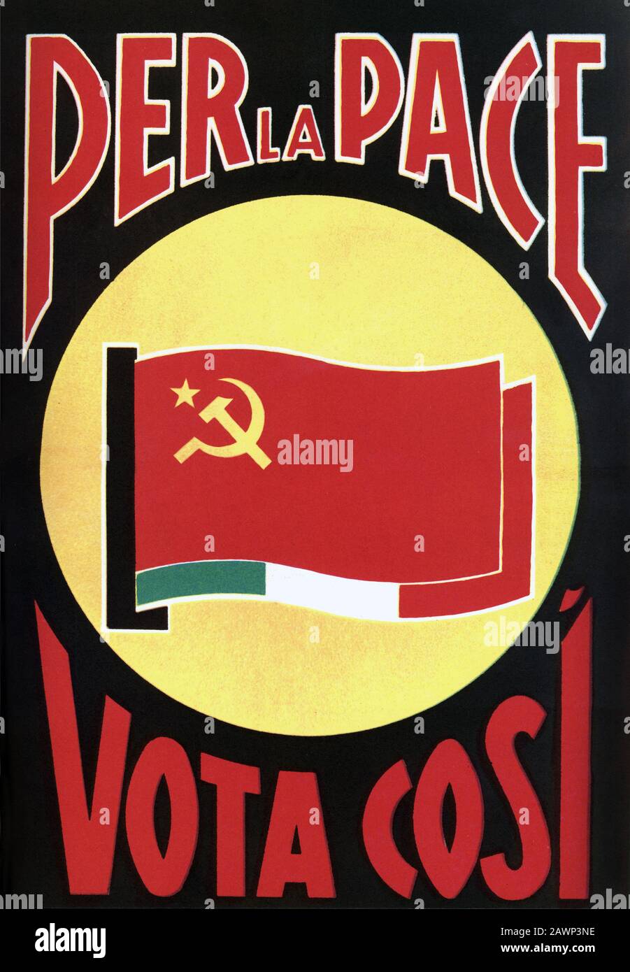 Partito Comunista Italiano Poster - 100 anni / 50x70 / feat. Testi Manifesti