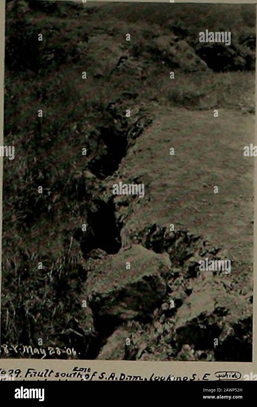 The water supply of San Francisco, California, before, during and after the earthquake of April 18th, 1906, and the subsequent conflagration . Seaplane. Fa.u.ttpajJei *&gt;rvuonroc#Uuffat£a.seet,fcofD.-*r,T.atC, C Clt. LineA,B„b*fvrcth*c*rff,9uf,f(rwasa/&gt;A& . everything, uses/ of the Fault-durino cartfr9u*fo fineZ dam., wftetj*. mountains movednorth utettioarctlfully 7. from. A toA, x fromB to B, ,. Stock Photo