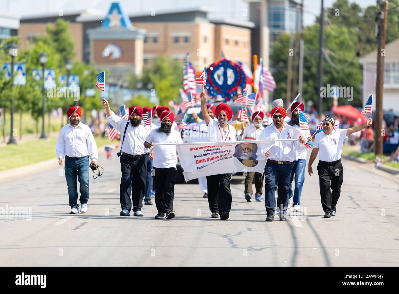 Arlington, Texas, USA July 4, 2019 Arlington 4th of July Parade