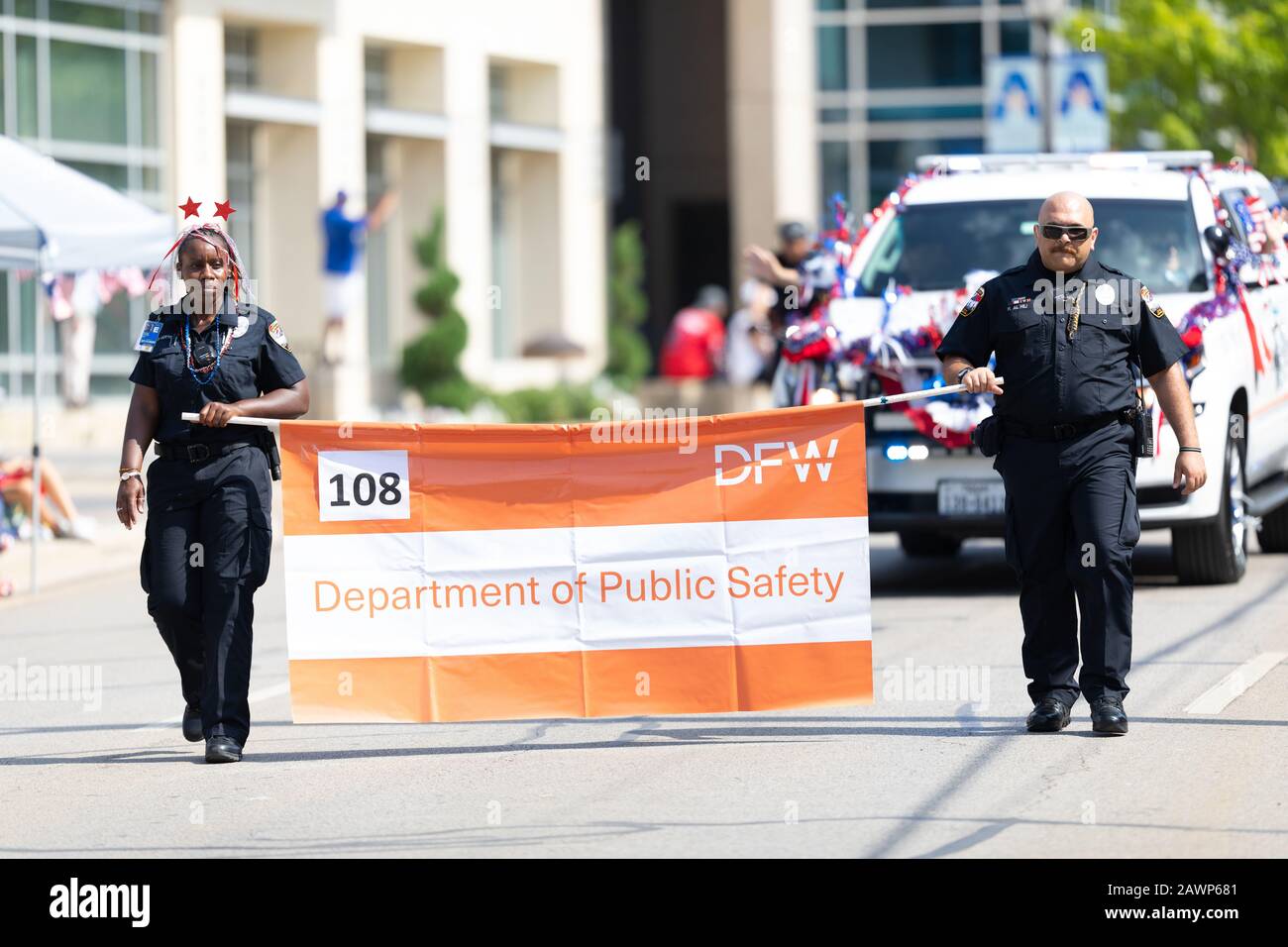 Arlington, Texas, USA July 4, 2019 Arlington 4th of July Parade