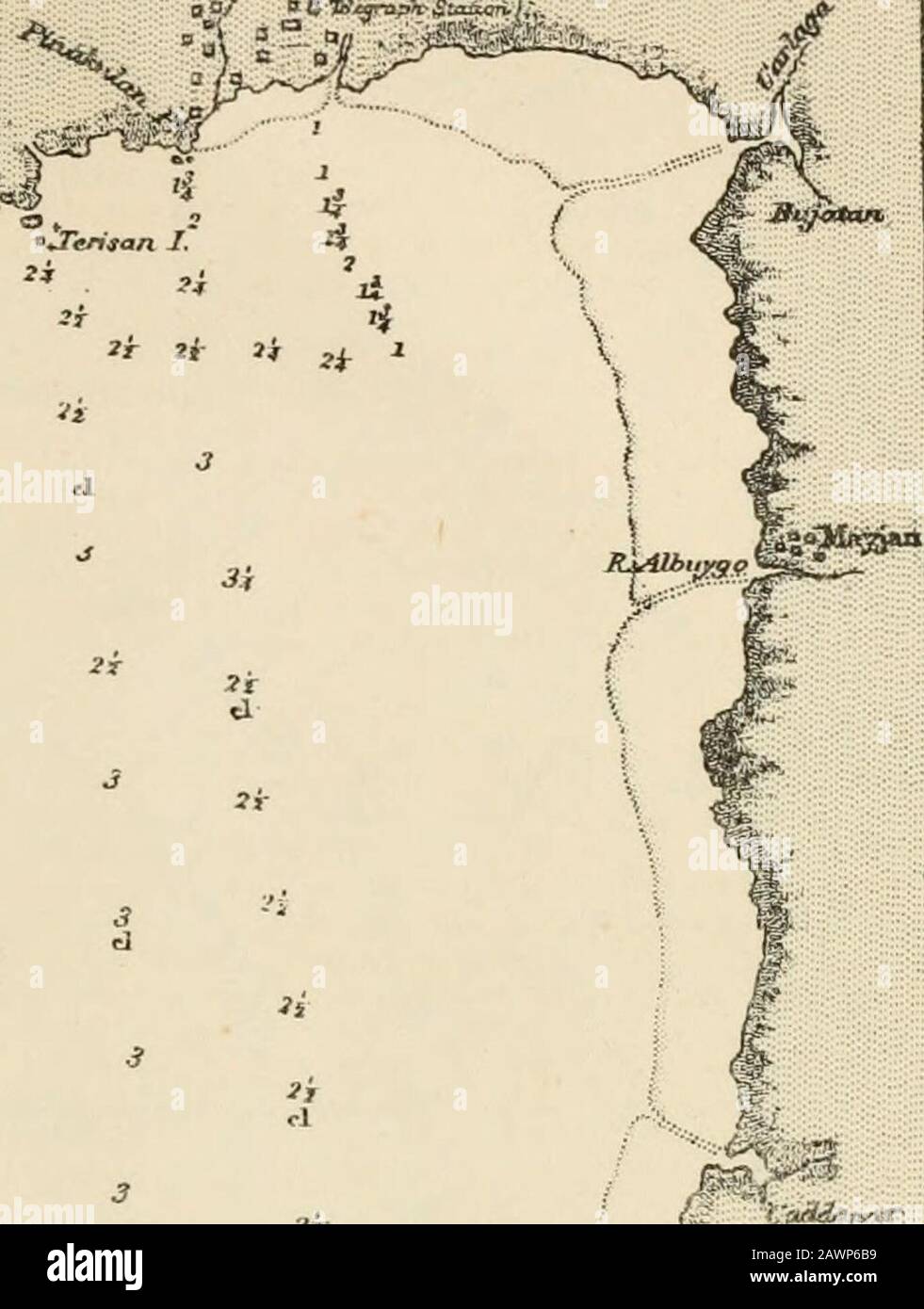 A pronouncing gazetteer and geographical dictionary of the Philippine Islands, United States of America with maps, charts and illustrations . .: hamlet on extreme SE.projection of SAmar, 9 m. SE. of Guiuan. S0R6x (.soh-rohn), ver.; mountain in S. BiliranI., off NW. coa.st Leyte, 4 m. NE. of Biliran. SOROXGOX (soh-rohng-ohn), ver.; S. point ofentrance to bay on E. coast of S^mar, 1 m. NE.of San Julian. SOROSIJIBAHAX (saw - raw - seem - bah - hahn),nat.; mountain in NW. Leyte. SOROT (soh-roht). nat.; hamlet in E. S^mar, 2 m.SW. of Borongan. SORSOGON, LUZON, PROVINCE OF- (Sor-soh-gohn, ver.) Capi Stock Photo