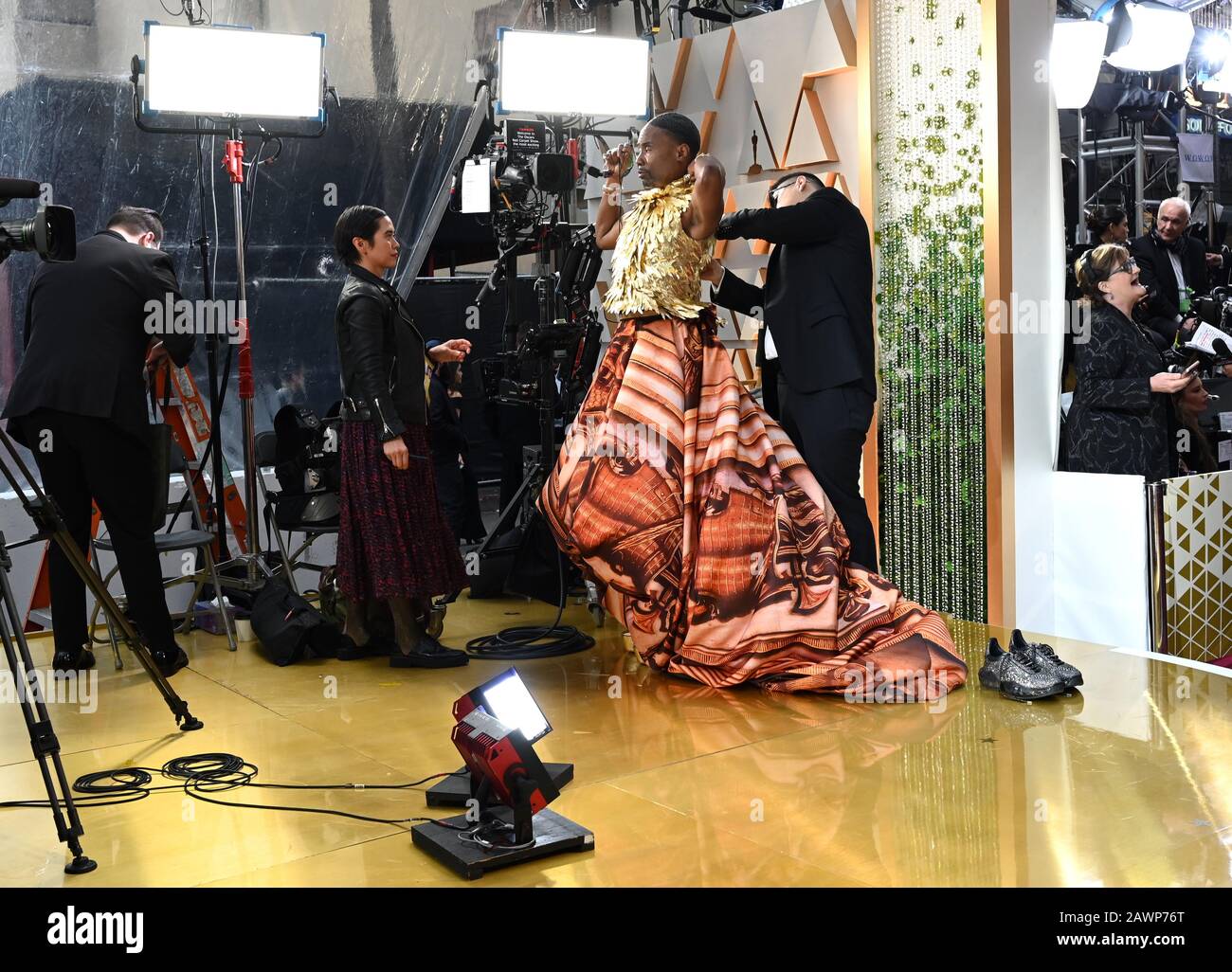Billy Porter on the red carpet at the 92nd Academy Awards held at the ...