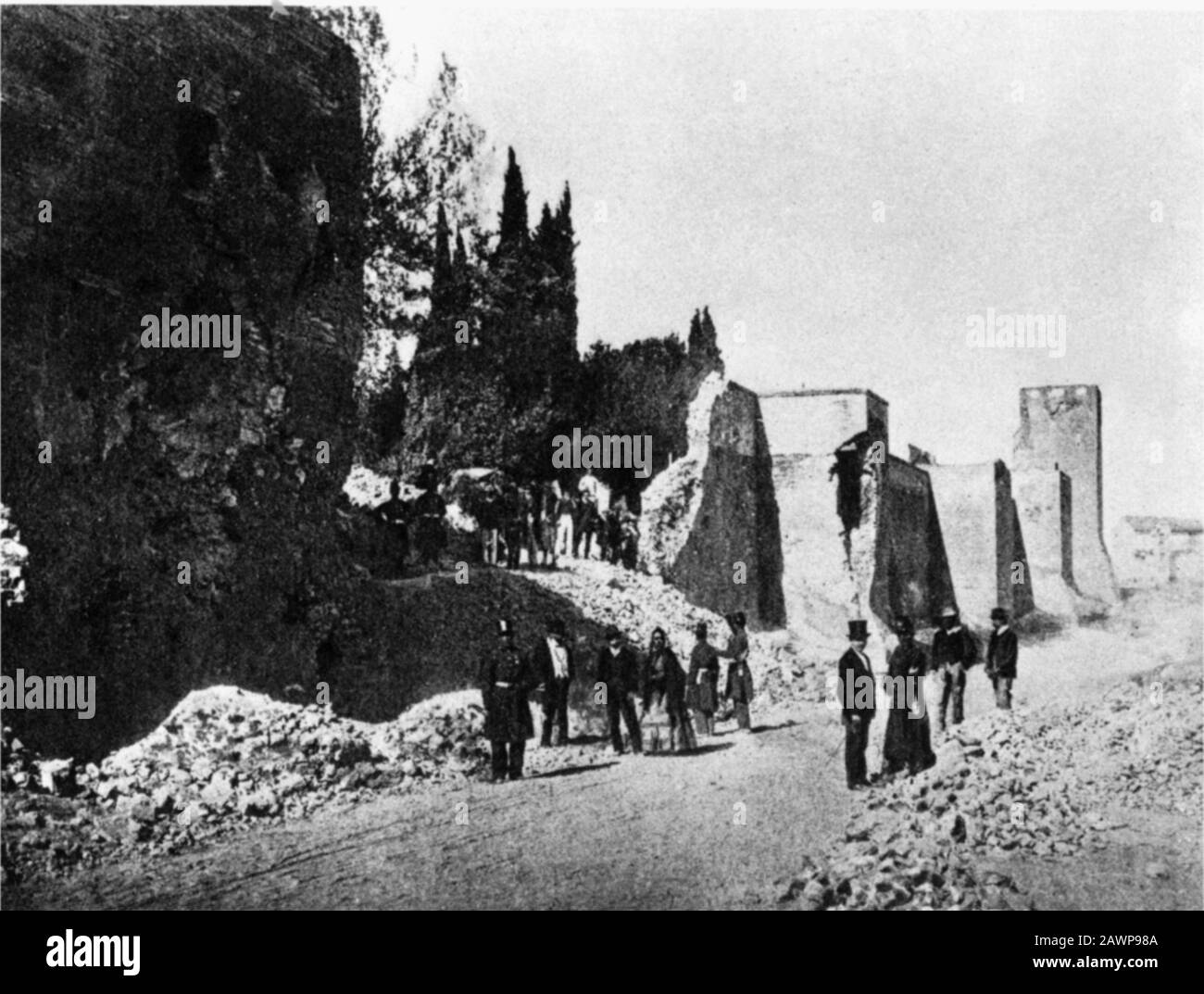 1870 , few days after the 20 september , ROMA , ITALY : The BRECCIA DI ...