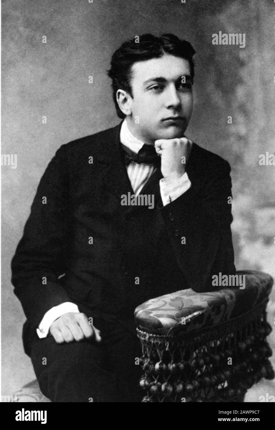 1900 , Firenze , ITALY The celebrated italian literary critic