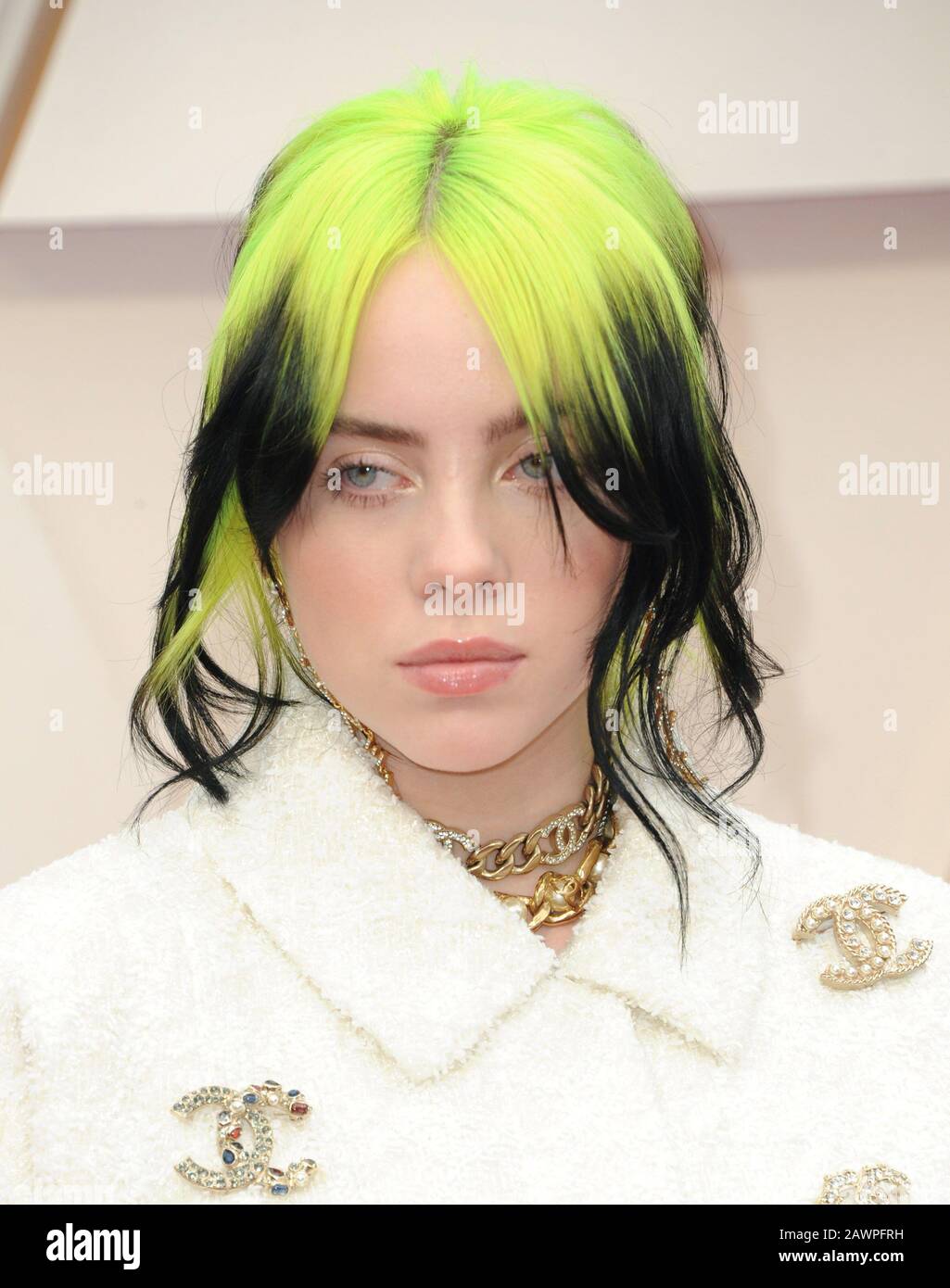 Los Angeles, CA. 9th Feb, 2020. Billie Eilish at arrivals for The 92nd Academy Awards - Arrivals 2, The Dolby Theatre at Hollywood and Highland Center, Los Angeles, CA February 9, 2020. Credit: Elizabeth Goodenough/Everett Collection/Alamy Live News Stock Photo