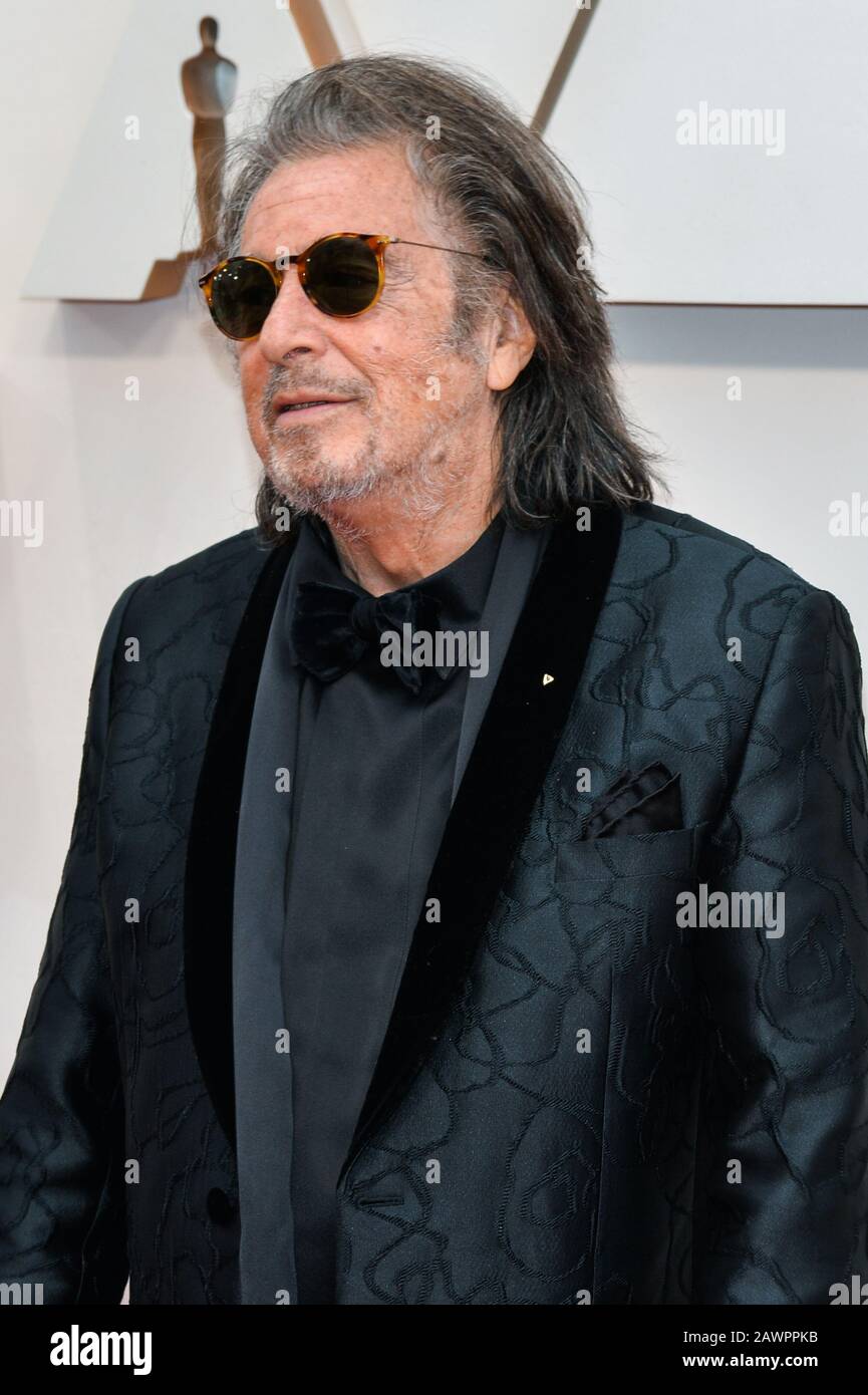 Al Pacino walking on the red carpet at the 92nd Annual Academy Awards ...