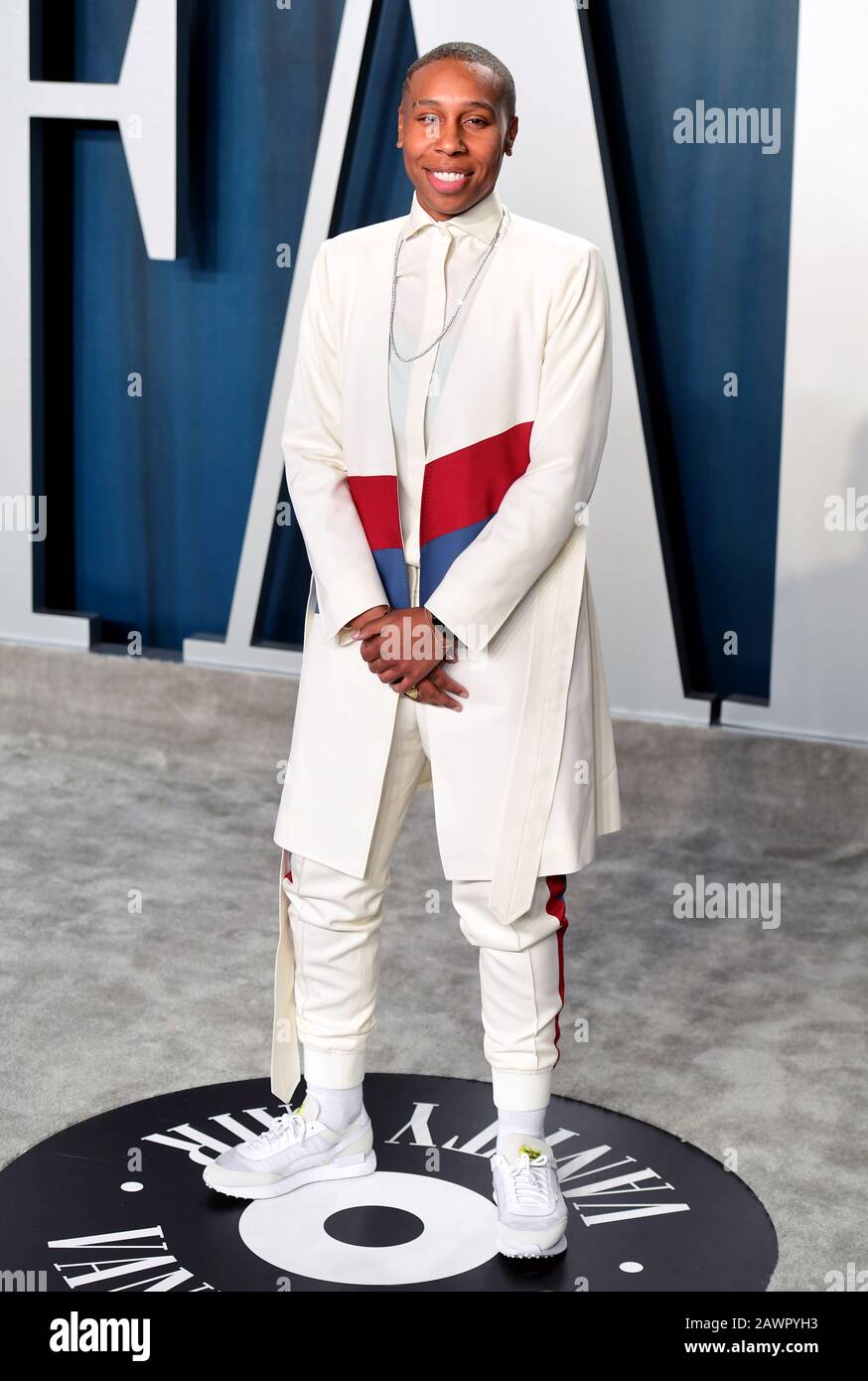 Lena Waithe attending the Vanity Fair Oscar Party held at the Wallis Annenberg Center for the Performing Arts in Beverly Hills, Los Angeles, California, USA. Stock Photo