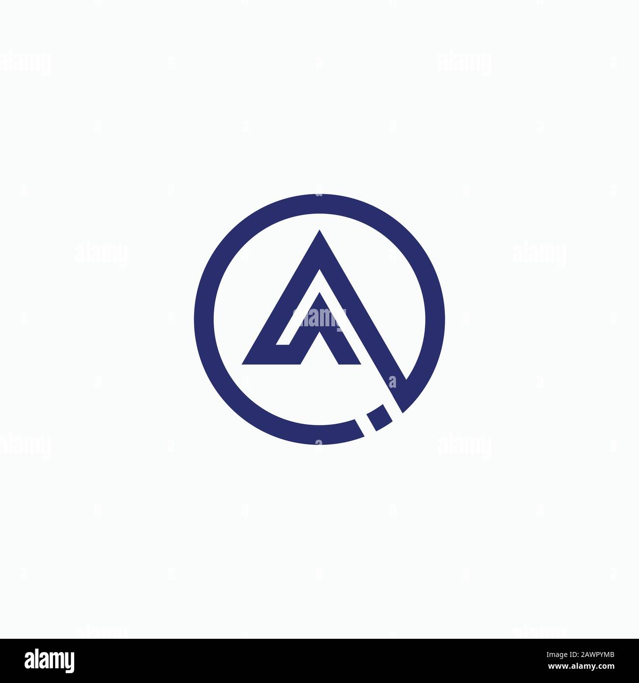 Initial letter a logo vector template Stock Vector Image & Art - Alamy
