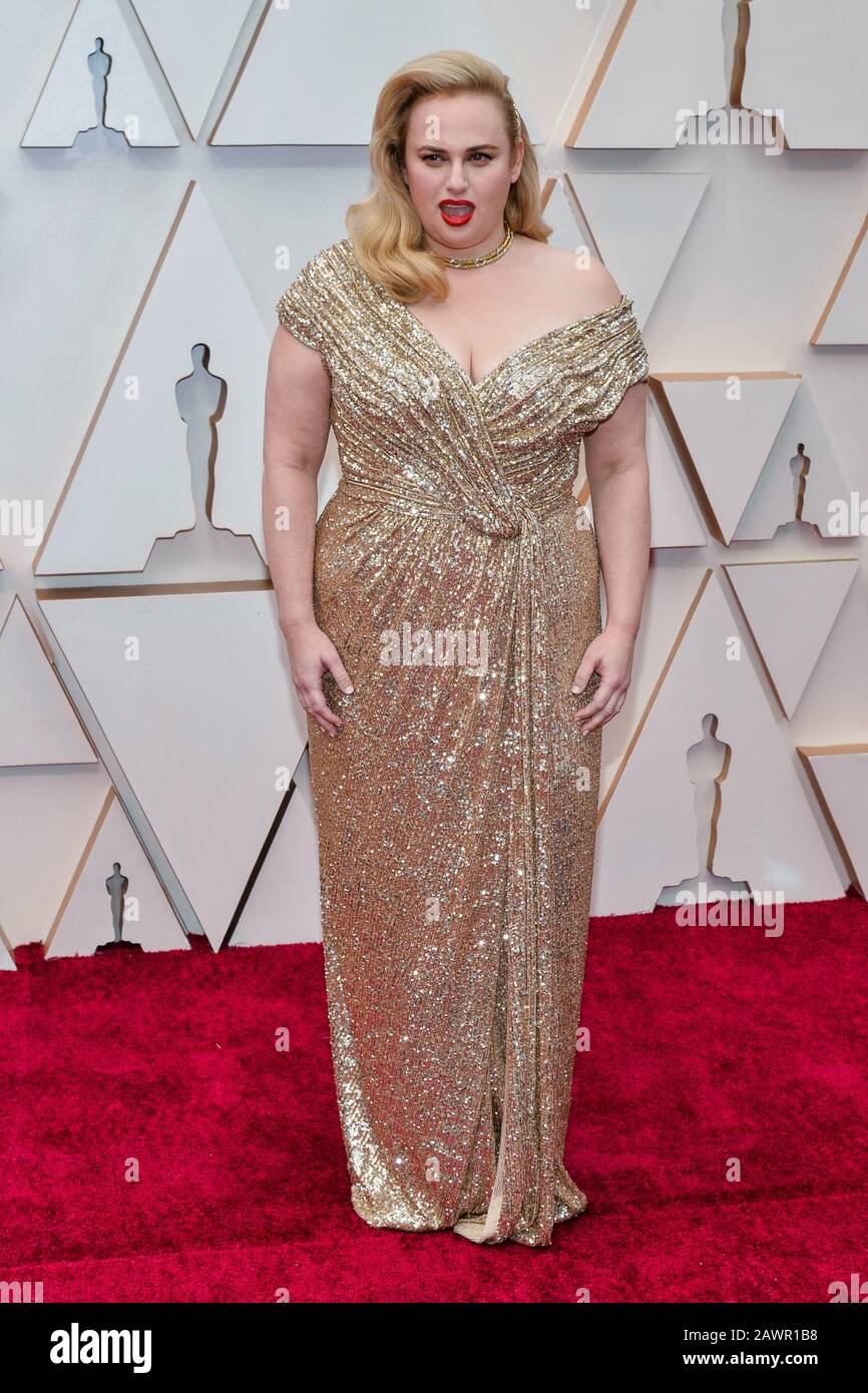 Rebel Wilson walking on the red carpet at the 92nd Annual Academy