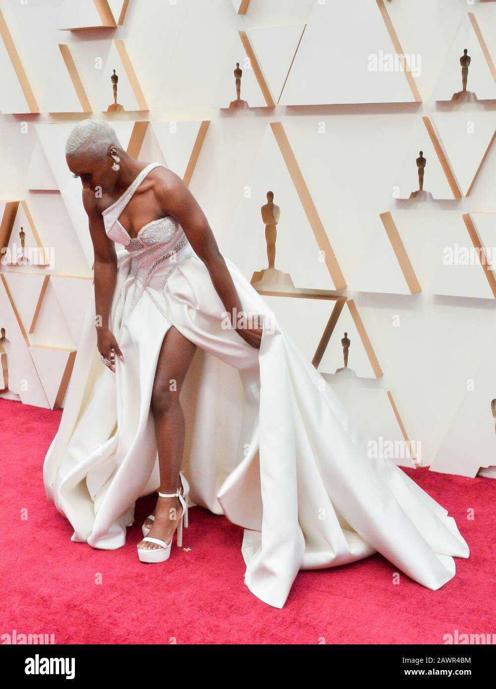 Los Angeles, United States. 09th Feb, 2020. Cynthia Erivo arrives for the 92nd annual Academy Awards at the Dolby Theatre in the Hollywood section of Los Angeles on Sunday, February 9, 2020. Photo by Jim Ruymen/UPI Credit: UPI/Alamy Live News Stock Photo