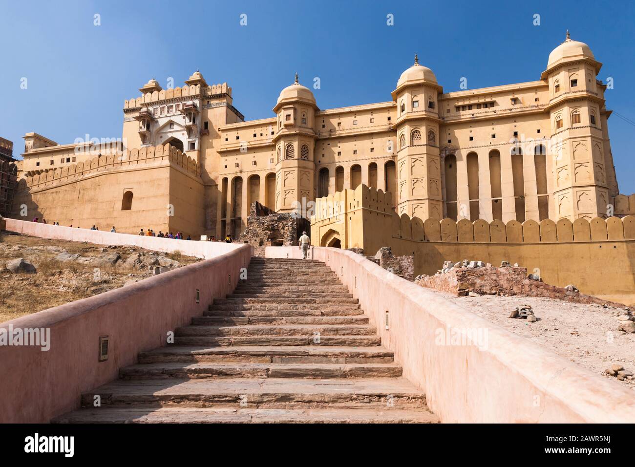 Amber Fort, also Amer Fort, suburb of Jaipur, Rajasthan, India, South Asia, Asia Stock Photo