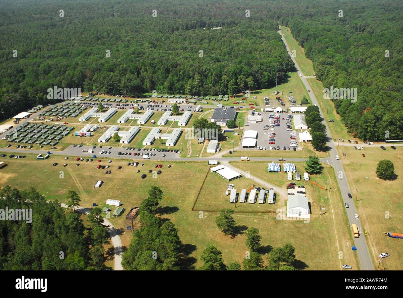 Fort A.P Hill during 2010 Boy Scout Jamboree Stock Photo - Alamy