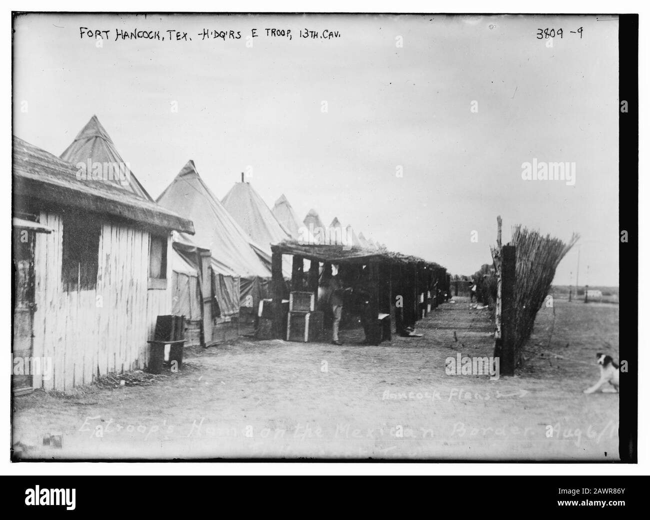 Fort Hancock, Tex., Hdq'rs E Troop, 13th Cav Stock Photo Alamy