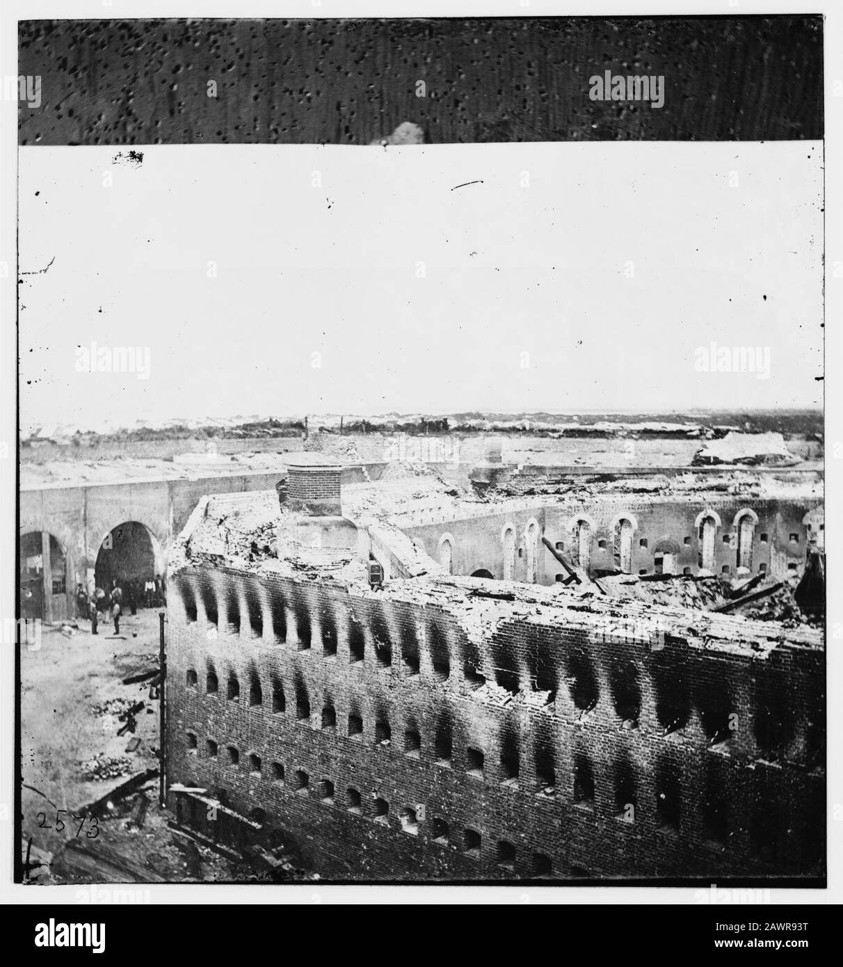 Fort Morgan, Alabama. Ruins Of Fort Stock Photo - Alamy