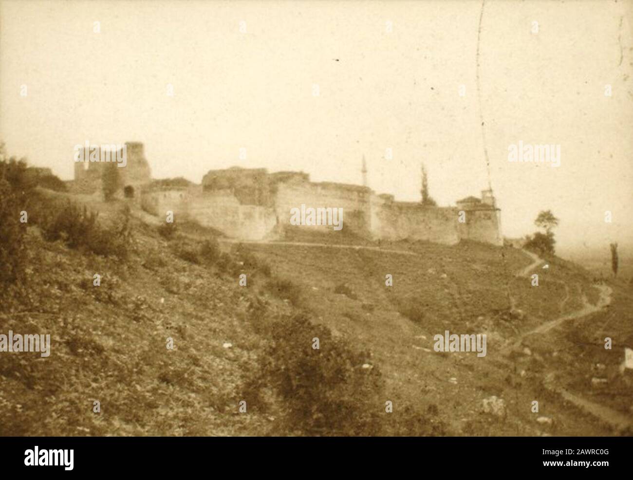 Fortress of Prizren 1905 Stock Photo Alamy