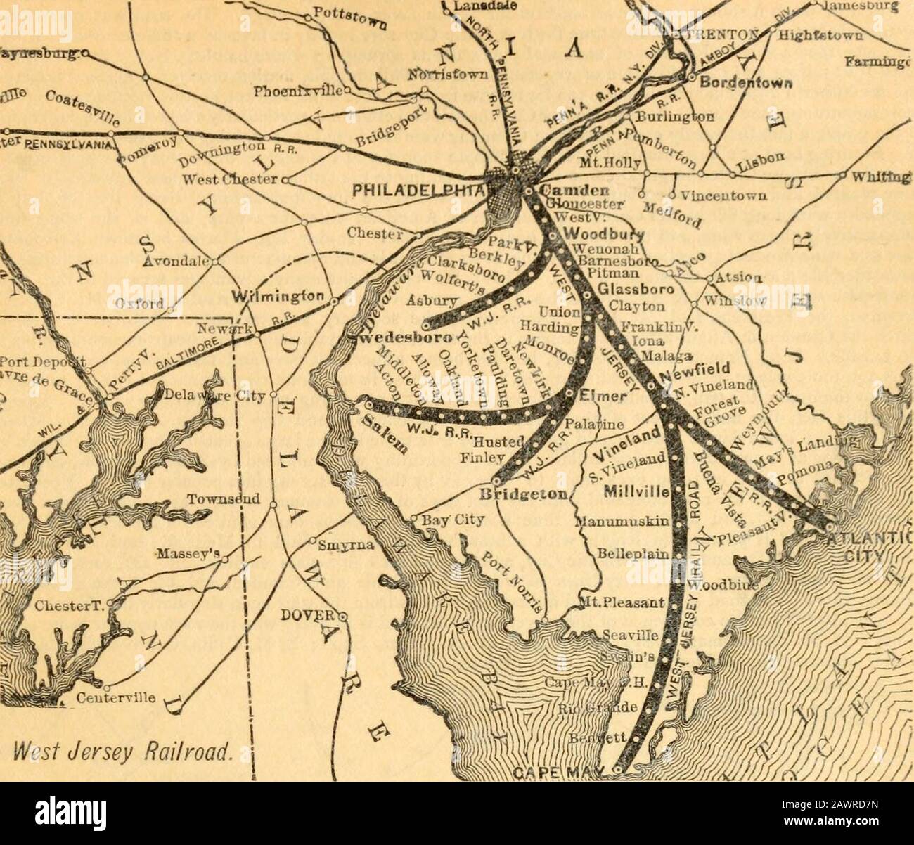 Industries of New Jersey. . berton AND Seashore RAiLROAD,from Whitings