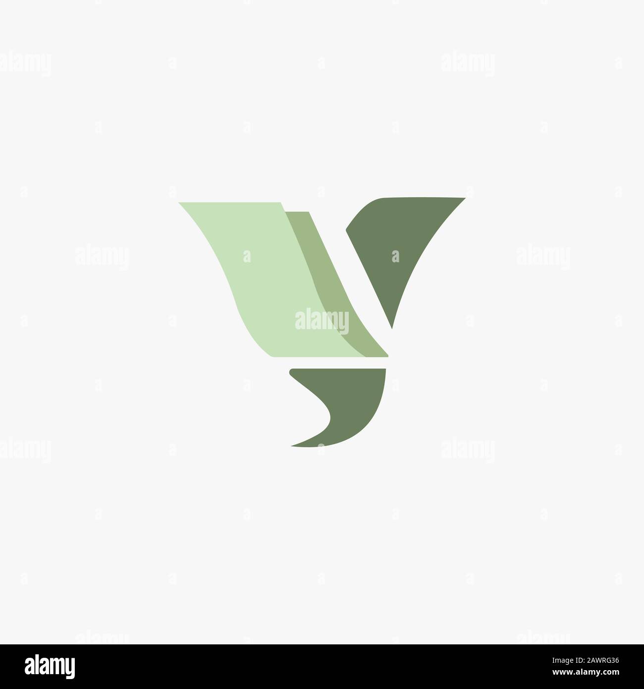 Initial letter y logo vector design template Stock Vector