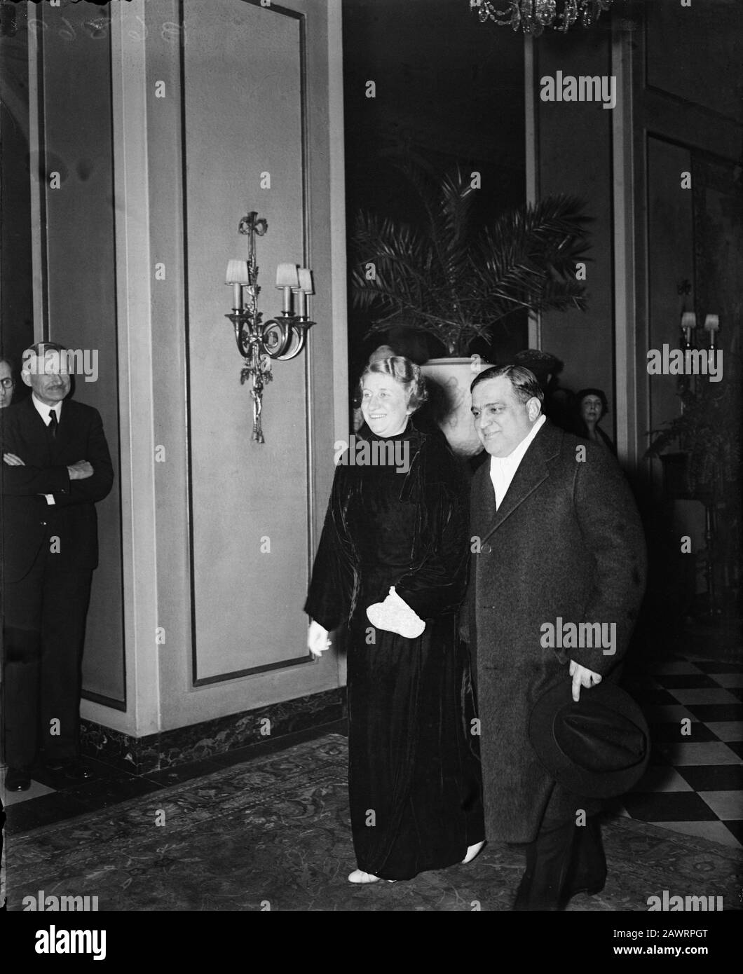 January 2, 1940 - With Mayor Fiorello La Guardia on hand, Lou