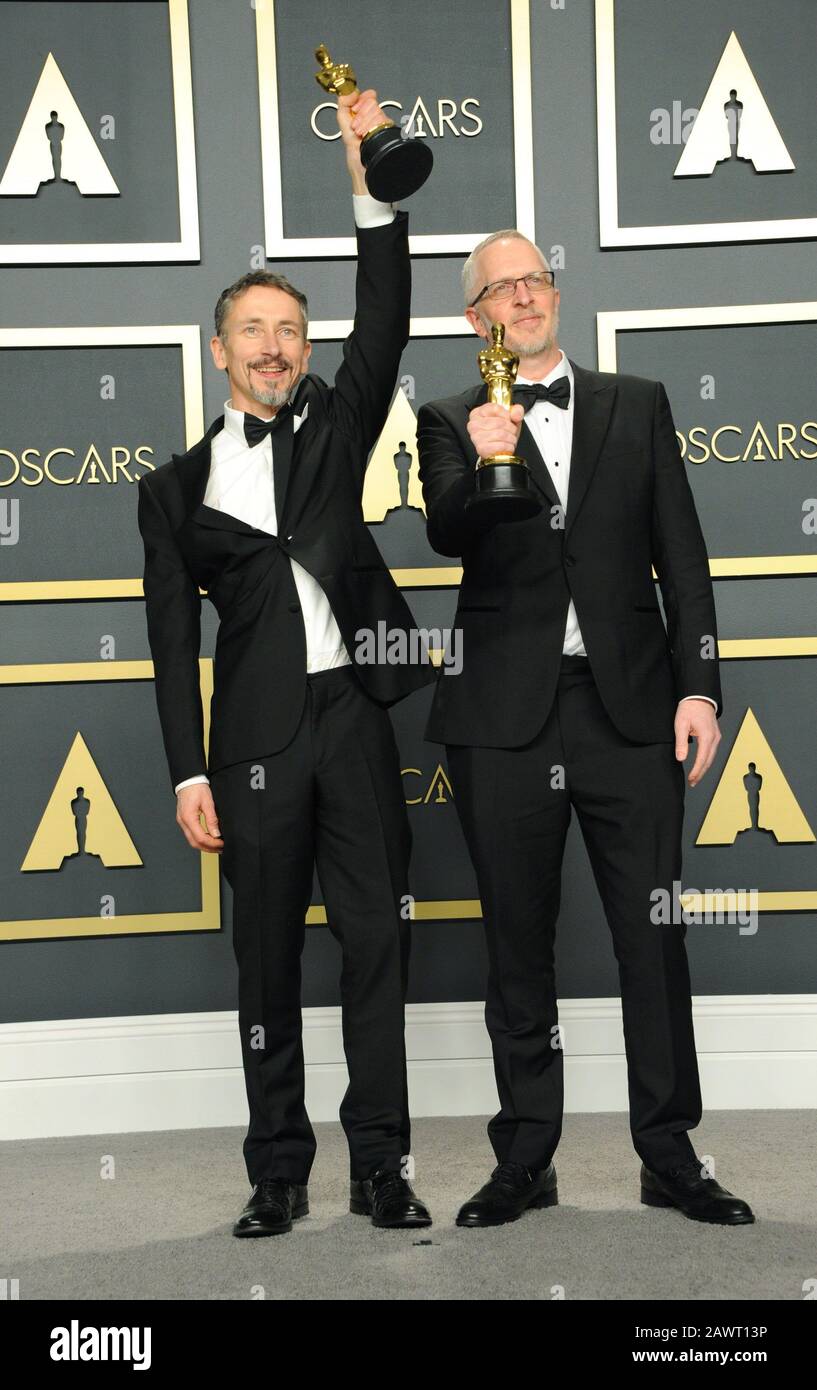 Los Angeles, CA. 9th Feb, 2020. Mark Taylor, Stuart Wilson in the press room for The 92nd Academy Awards - Press Room, The Dolby Theatre at Hollywood and Highland Center, Los Angeles, CA February 9, 2020. Credit: Elizabeth Goodenough/Everett Collection/Alamy Live News Stock Photo