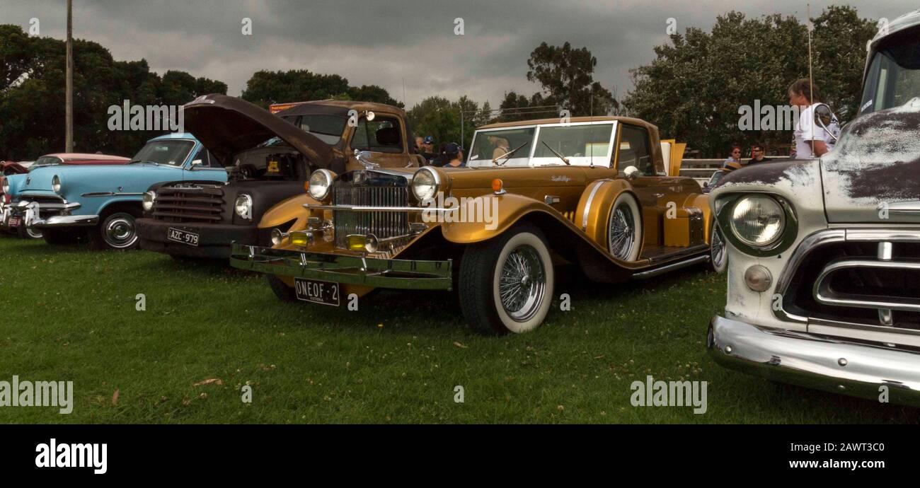 Lang Lang show and shine ,Classic cars Stock Photo Alamy