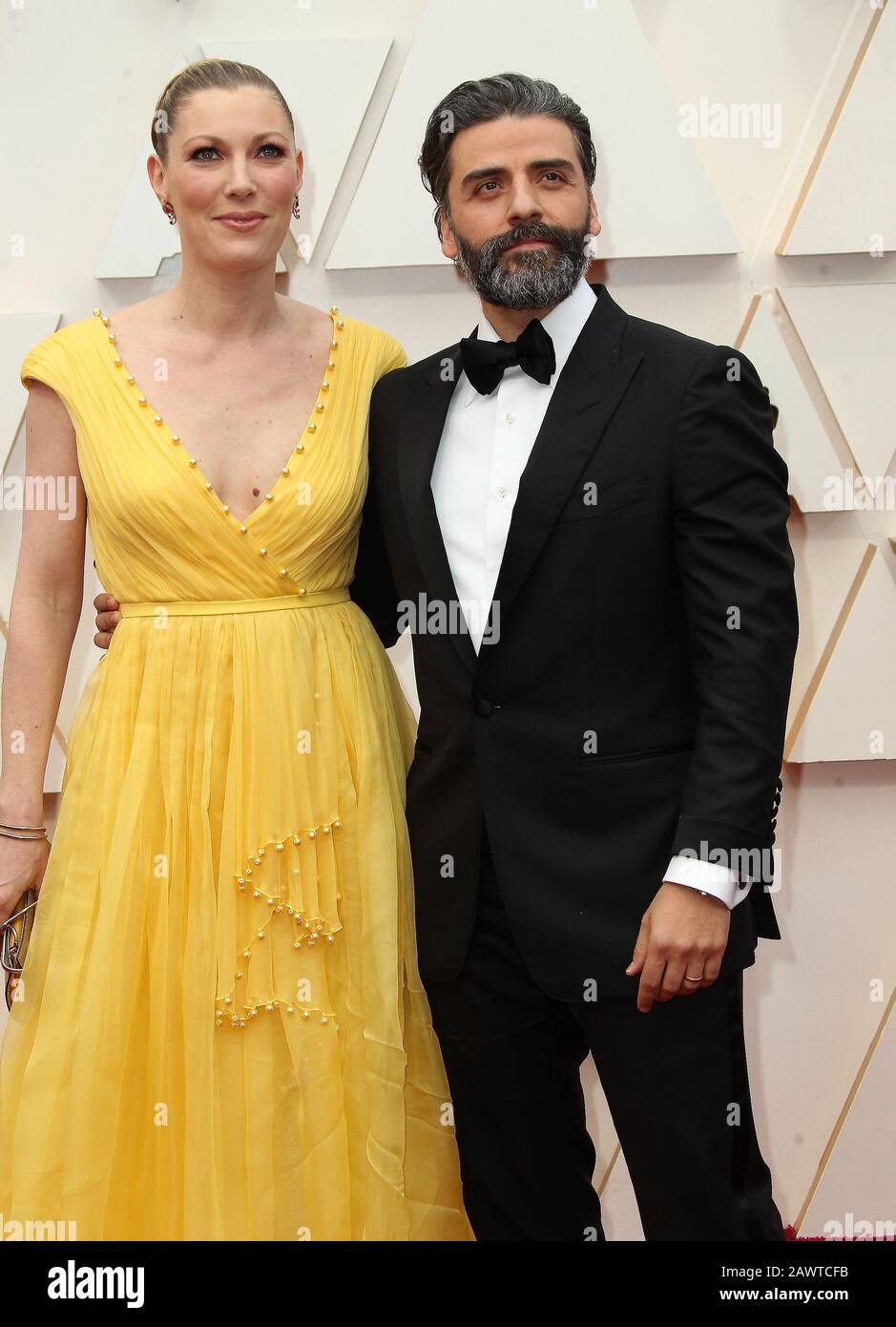 09 February 2020 - Hollywood, California - Elvira Lind, Oscar Isaac. 92nd Annual Academy Awards presented by the Academy of Motion Picture Arts and Sciences held at Hollywood & Highland Center. (Credit Image: © AdMedia via ZUMA Wire) Stock Photo