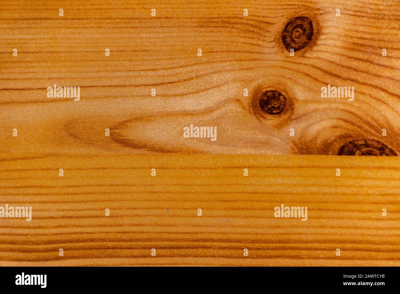 Light brown wood texture background close-up shot from the table-top Stock Photo