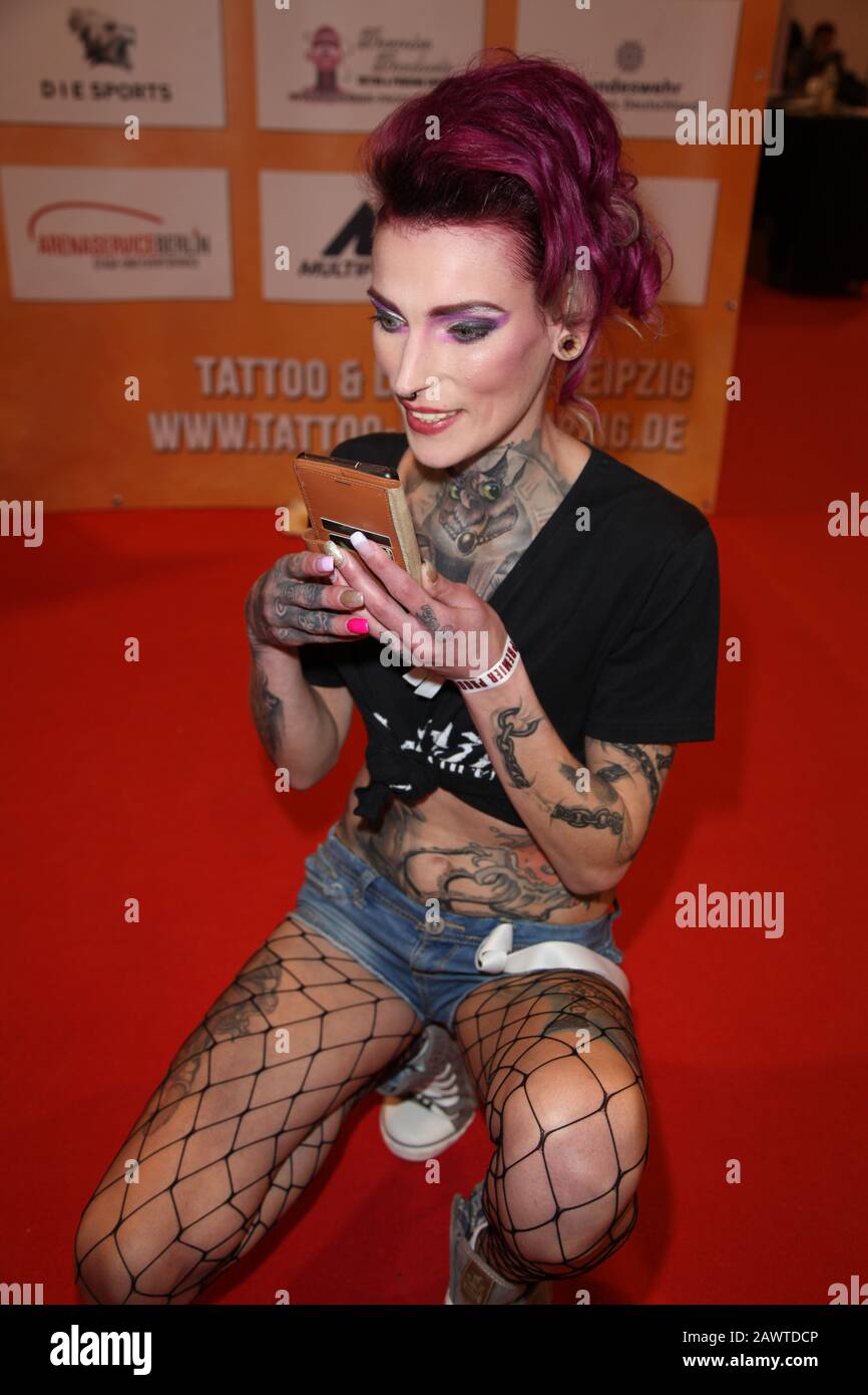 Tattoo Convention In Der Messehalle Dresden Dresden 08 02 2020 Stock Photo Alamy