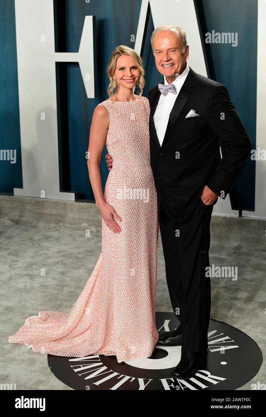 Kayte Walsh, Kelsey Grammer Attending The Vanity Fair Oscar Party Held ...