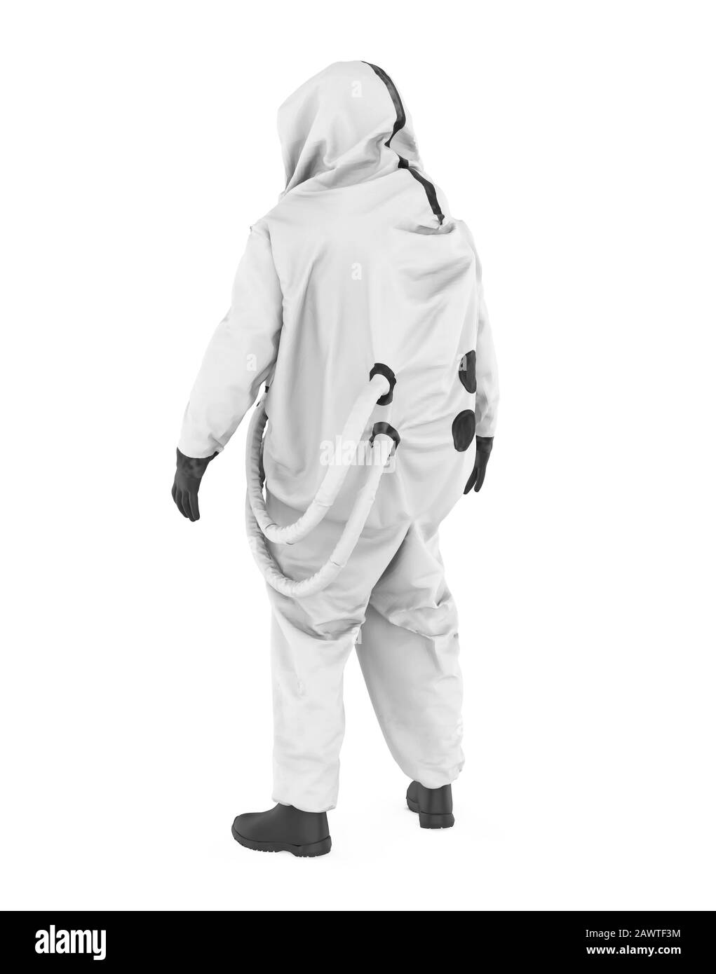 Hazmat Suit Isolated Stock Photo