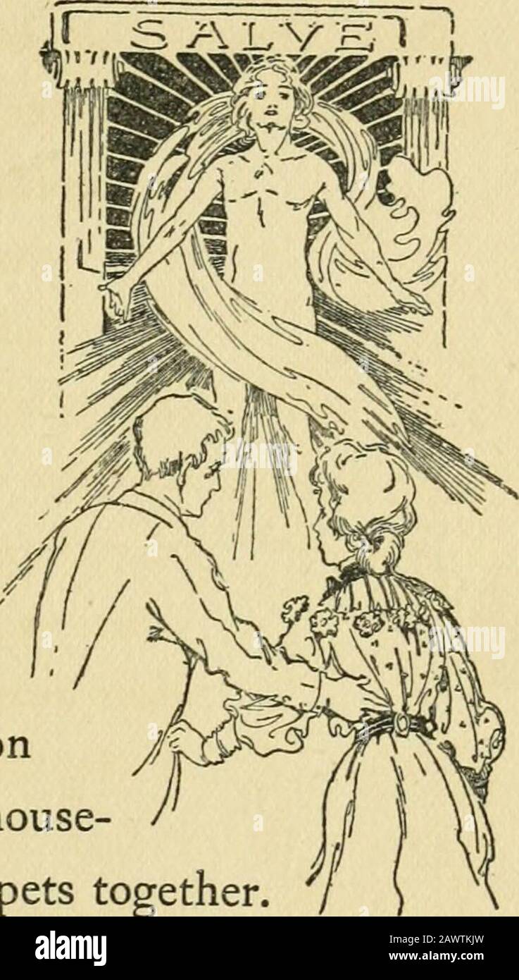 The game . 17 THE GAME ence in her words be-traying recent and un-satisfactory discussion- For a fleeting mo-ment a shadow dark-ened his boyish face,to be replaced by theglow of tenderness.He was only a boy, /as she was only a girl— two young things onthe threshold of life, house-renting and buying carpets together. Whats the good of worrying ? hequestioned. Its the last go, the verylast. He smiled at her, but she saw on hisiips the unconscious and all but breathedsigh of renunciation, and with the instinc-tive monopoly of woman for her mate, she. i8 THE GAME feared this thing she did not unde Stock Photo