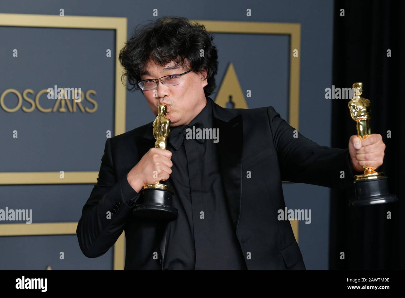 Los Angeles, United States. 10th Feb, 2020. Bong Joonho, winner of