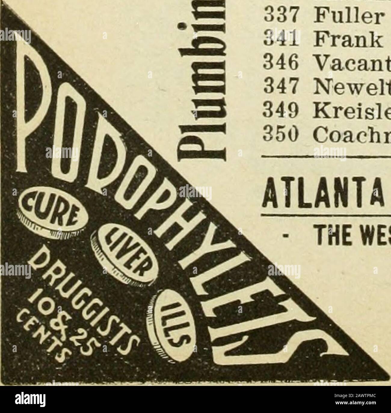 Atlanta City Directory . ry Mary E Mrs119 Dodd Green T (Fair intersects) 125 James Savannah A Mrs 126 Rawson Lucia B Mrs 127 Van Epps Howard 130 Westmoreland Thomas P 131 Morrison Angus136 Johnson Henry S 139 McLendon Mary L Mrs142 Sanders Rebecca H Mrs 140 Convent of Mercy 154 Armstrong Myra B Mrs(Woodward ave intersects) 158 Mclntire James G 159 Brown Sallie Miss 160 Crusoe Robinson B164 McCall Howard H170 Olmsted John C Dr174 Singer Joseph E178 Harrison James L 187 Brown Julius L 188 Oglesby Junius G (Rawson intersects) 193 Sawyer Charlotte S Mrs 194 Garrett Mary A Mrs 195 Dunson Walker197 Stock Photo