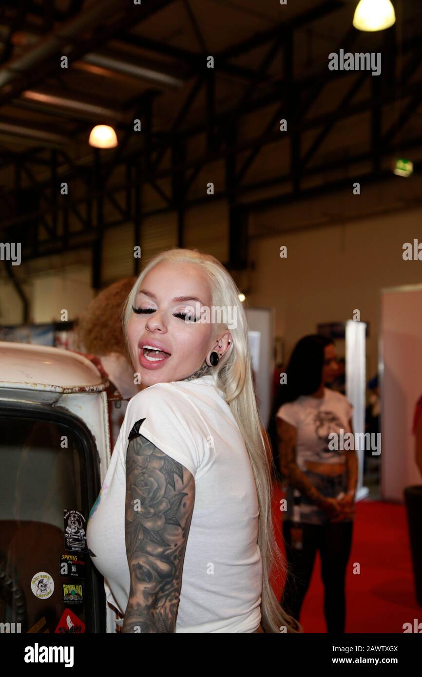 Gymgamergirl auf der Tattoo Convention in der Messehalle Dresden