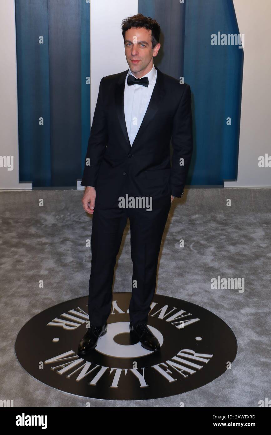 B. J. Novak at the 2020 Vanity Fair Oscar Party hosted by Radhika Jones held at the Wallis Annenberg Center for the Performing Arts in Beverly Hills on February 9, 2020. (Photo by JC Olivera/Sipa USA) Stock Photo