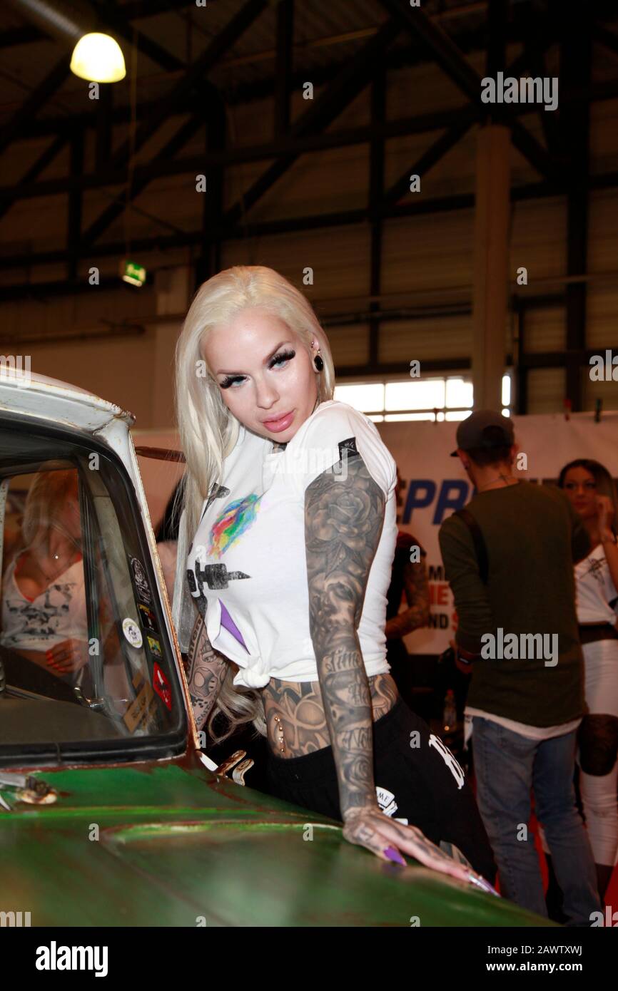 Gymgamergirl auf der Tattoo Convention in der Messehalle Dresden