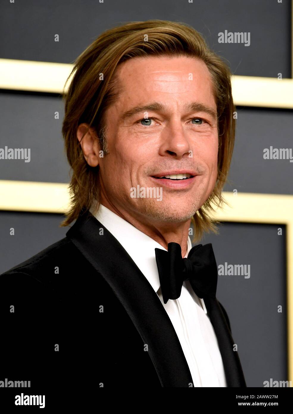Brad Pitt in the press room at the 92nd Academy Awards held at the