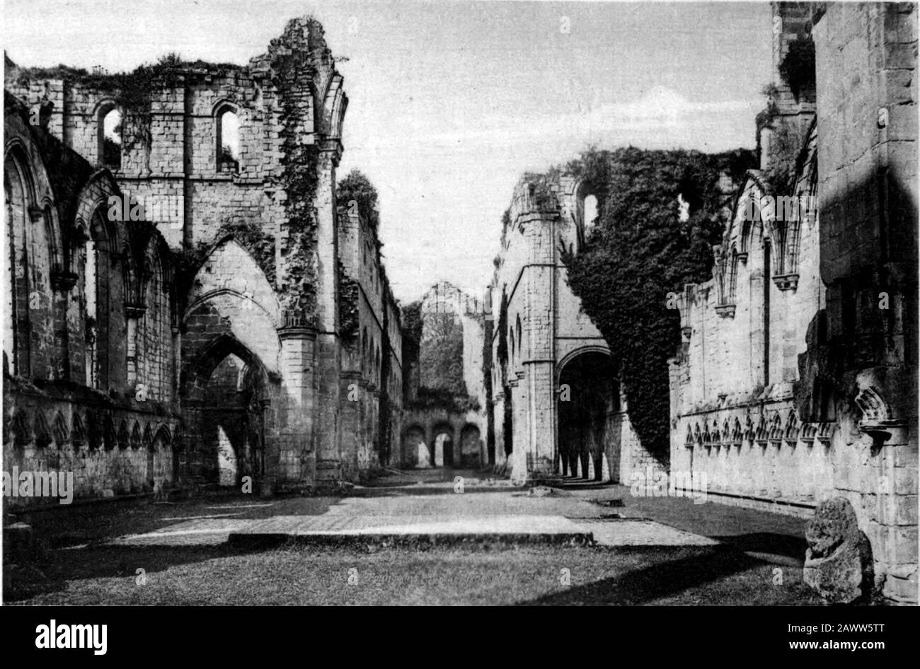 Fountains abbey (book) 0075 Stock Photo Alamy