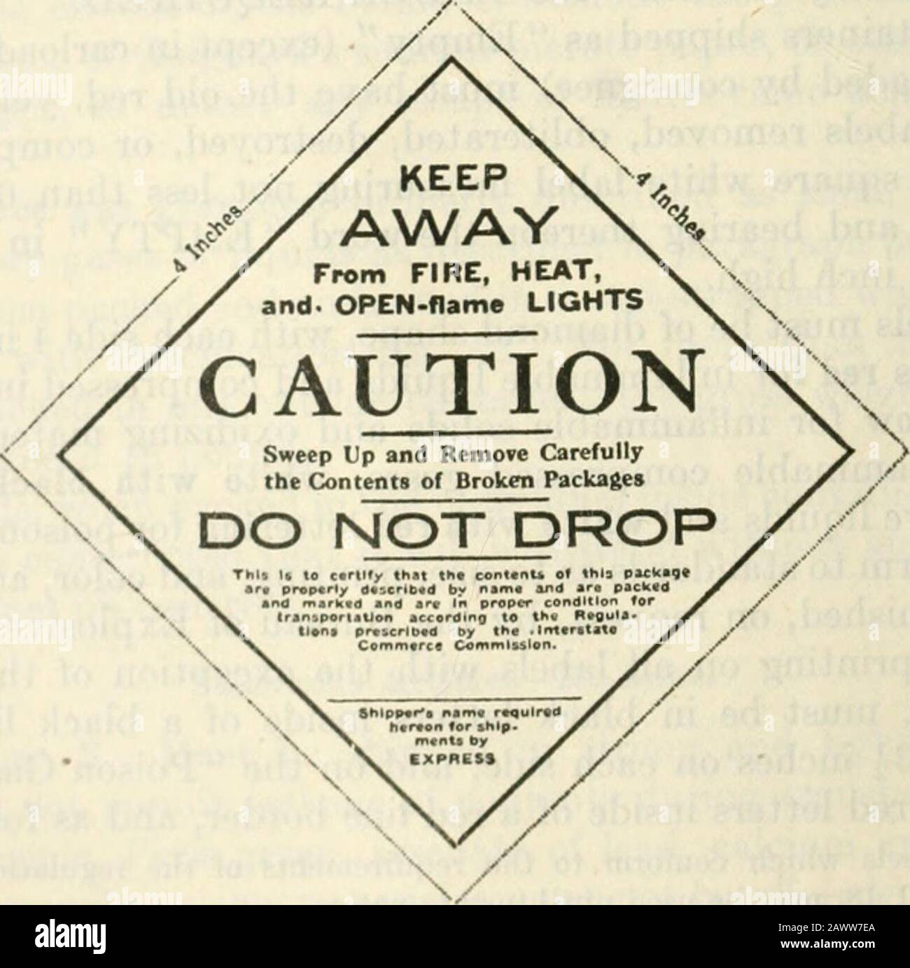 Regulations for the transportation of explosives and other dangerous