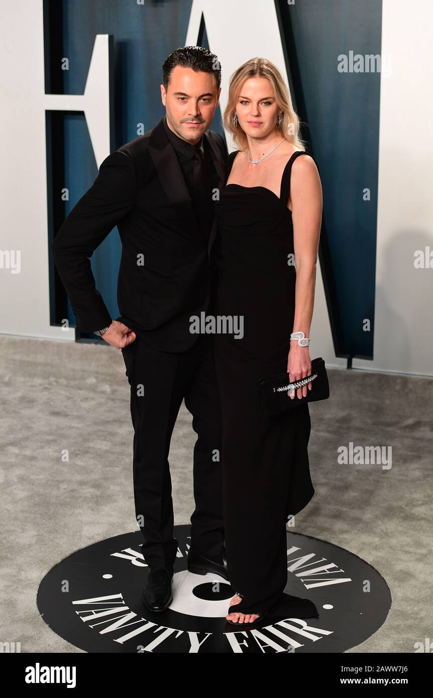 Jack Huston and Shannan Click attending the Vanity Fair Oscar Party