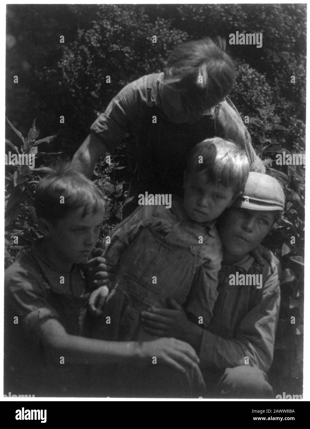 Four Small Boys Photograph By Doris Ulmann Stock Photo Alamy