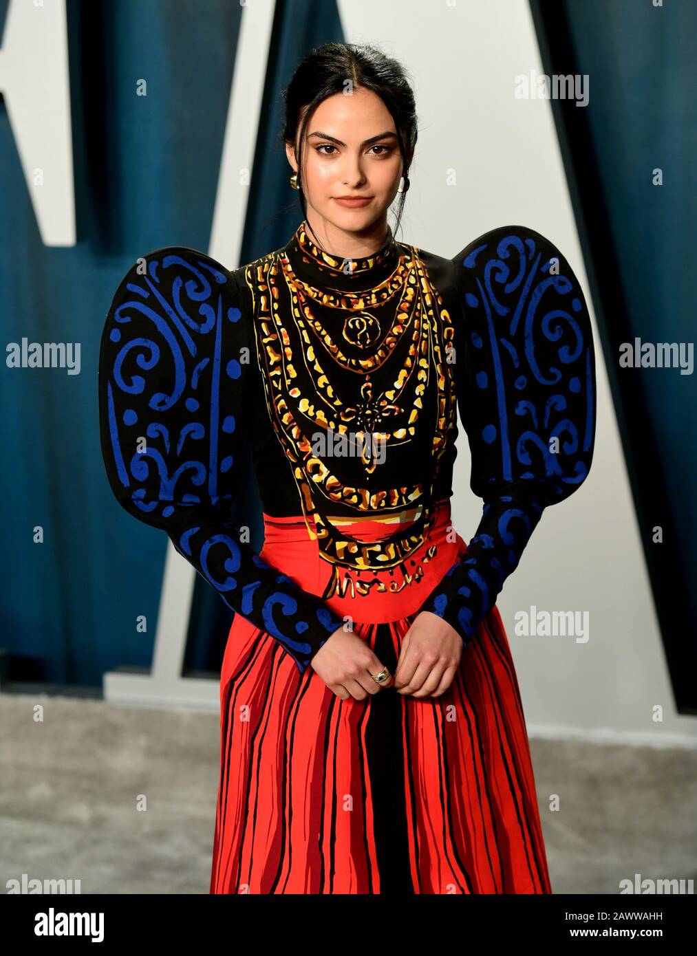 Camila Mendes attending the Vanity Fair Oscar Party held at the Wallis