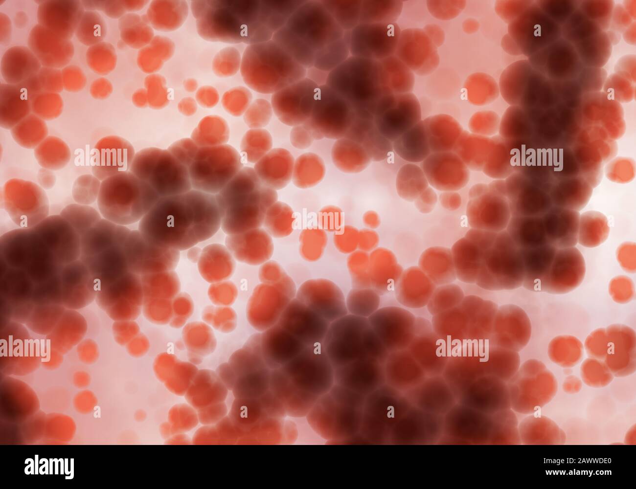 Detailed Medical Cell Background - 3D illustration Stock Photo