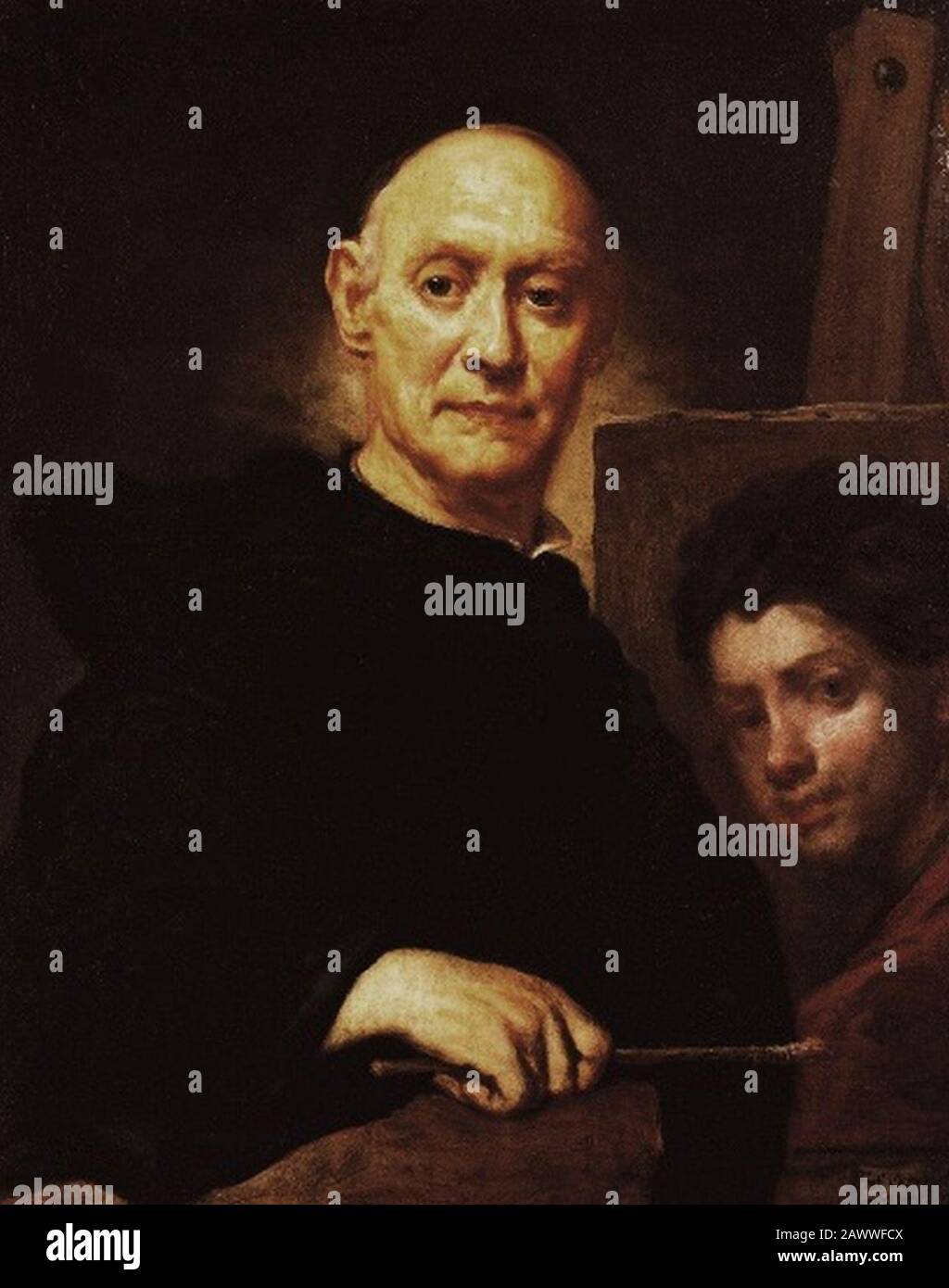 Fra' Galgario selfportrait Stock Photo Alamy